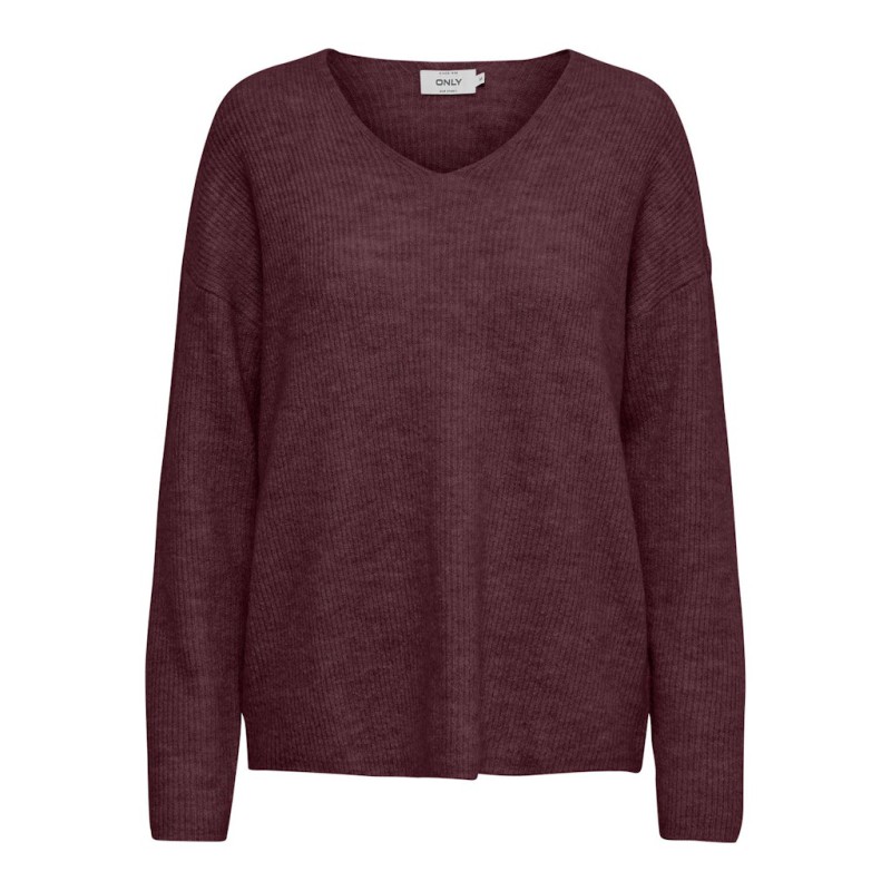 ONLY Camilla Strik Pullover - Port Royale