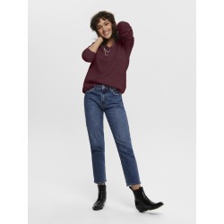 ONLY Camilla Strik Pullover - Port Royale