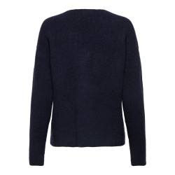 ONLY Camilla V-Neck Langærmet Pullover Knt - Night Sky