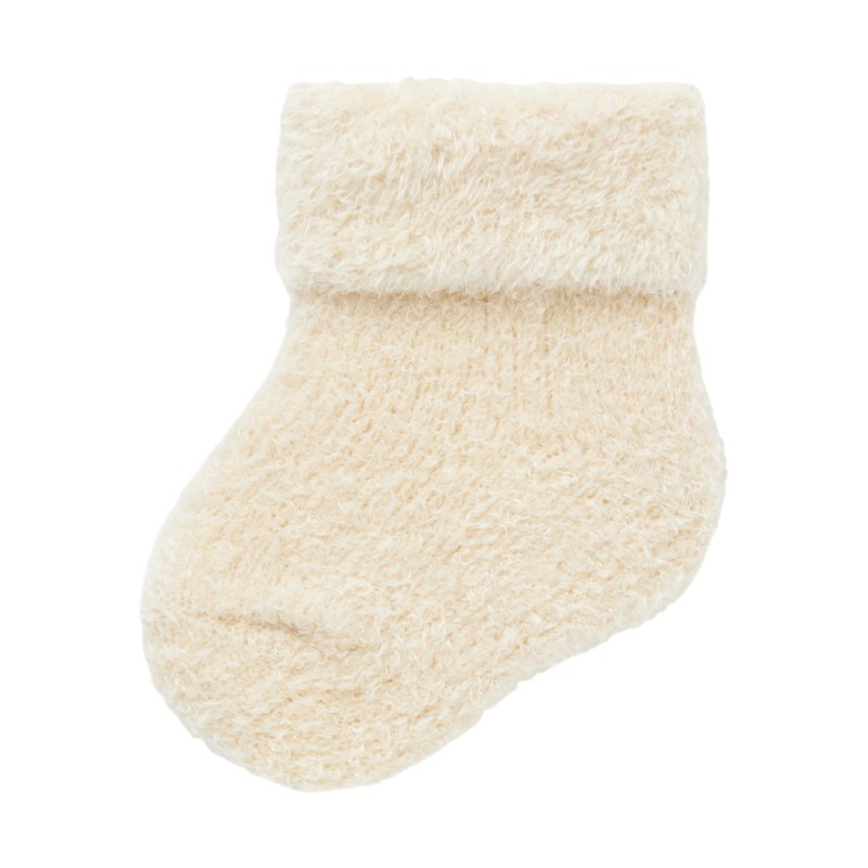 NAME IT BABY Ollo terry fluffy strømper - Summer Sand