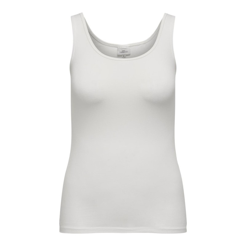 ONLY CARMAKOMA Time Tank Top - Cloud Dancer