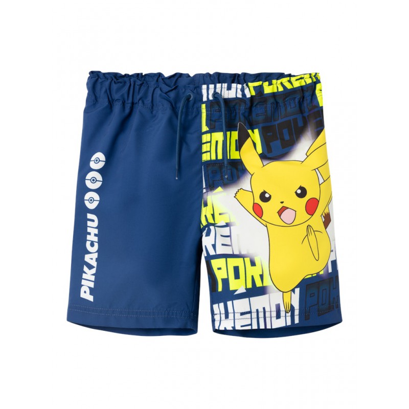 NAME IT Kids Makhi Pokemon Badeshorts - Set Sail