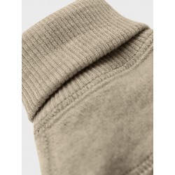 NAME IT BABY Wmino uld slippers - Pure Cashmere