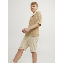 JACK & JONES Junior David Chino Shorts - Crockery