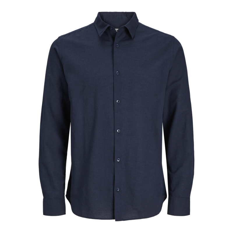 JACK & JONES Jrebmokortærmet Sunny Shirt Langærmet - Navy Blazer