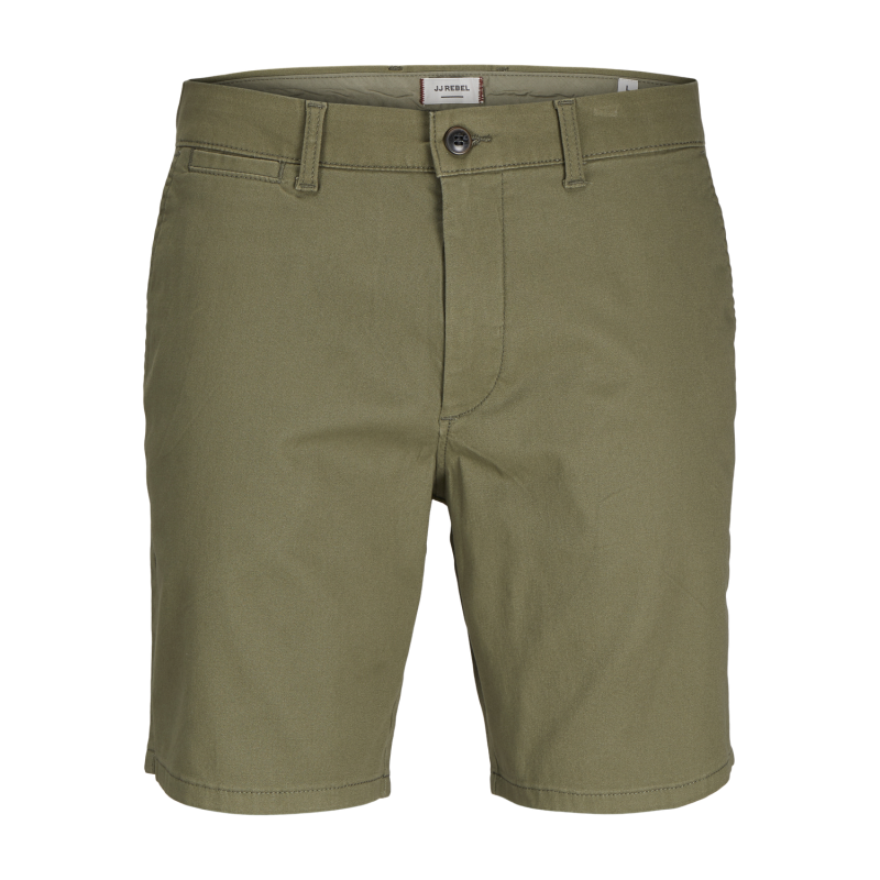 JJ REBEL Sharp Chino Shorts - Deep Lichen Green