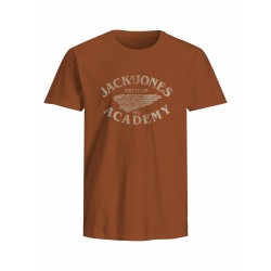 JACK & JONES PLUS Blufreddy T-shirt - Bombay Brown