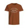 JACK & JONES PLUS Blufreddy T-shirt - Bombay Brown