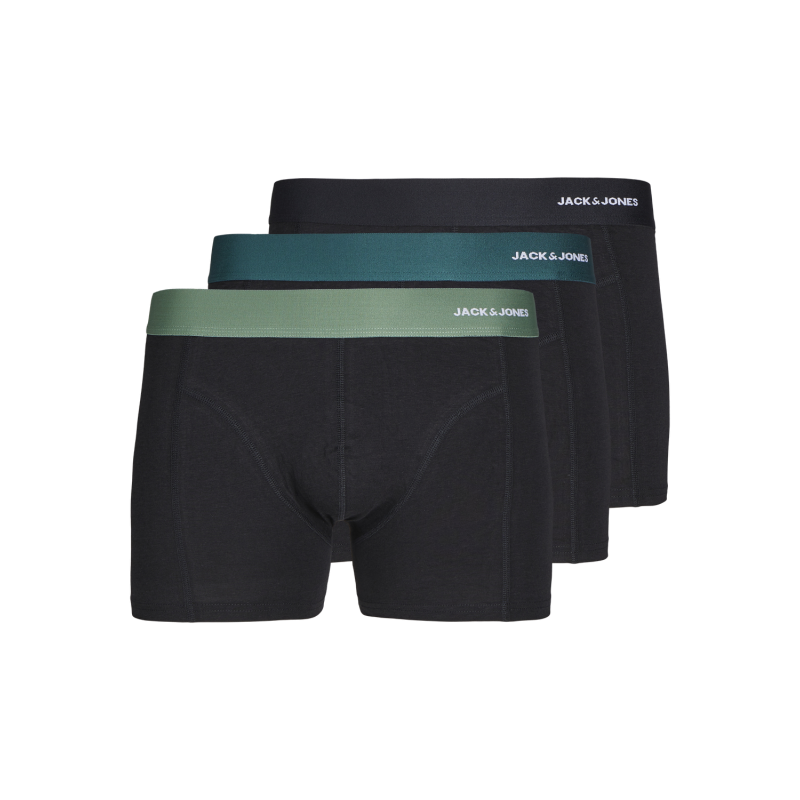 JACK & JONES Jacnick Bamboo Trunks 3 Pack Pls - Dark Ivy