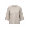 ONLY Simoni 3/4 Strik Pullover - Pumice Stone