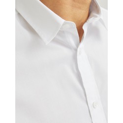 JJ Rebel Gavin Solid L/S Skjorte - Hvid