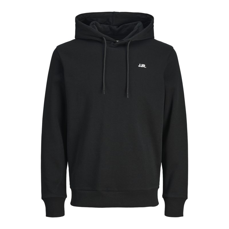 JACK & JONES Jrebrebel Logo Sweat Hood - Sort