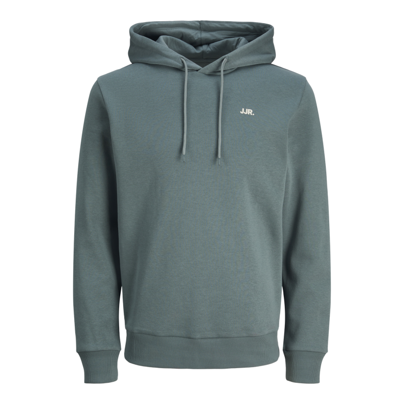 JACK & JONES Jrebrebel Logo Sweat Hood - Goblin Blue