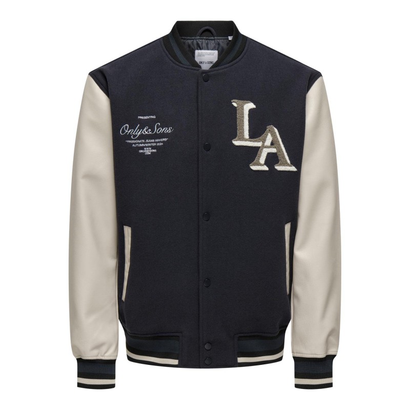 ONLY & SONS Davy Varsity Jakke - Dark Navy