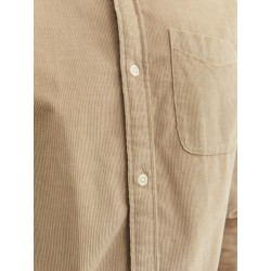 JACK & JONES Fløjls Skjorte - Crockery