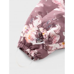 NAME IT Mini Snow 10 Funktions "Unicorn" Flyverdragt - Grape Shake