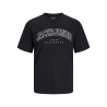 JACK & JONES Junior Caleb Varsity T-shirt - Sort