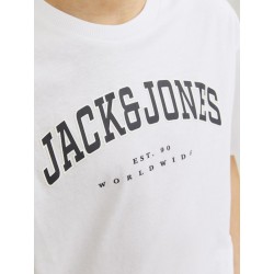 JACK & JONES Junior Caleb Varsity T-shirt - Hvid