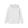 LMTD Nlnnizu Langærmet Bru Sweat W. Hood - Light Grey Melange