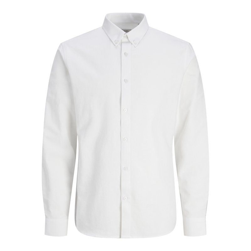 JACK & JONES Jreboscar Shirt Langærmet - Hvid