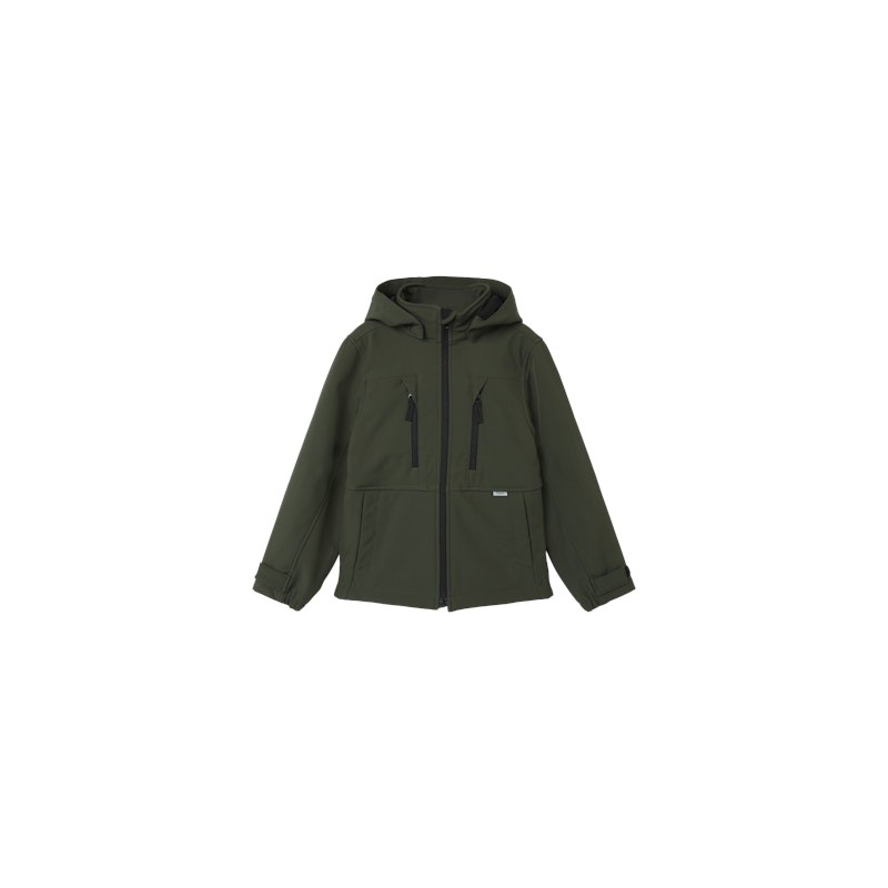 NAME IT KIDS Alfa08 Softshell Jakke - Climbing Ivy