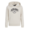 JACK & JONES Junior Varsity Branding Hoodie - Moonbeam