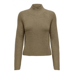 JDY Justy Slit Pullover - Malt Ball