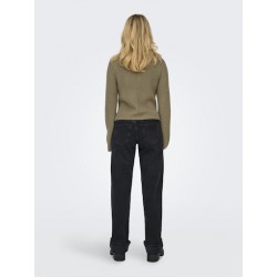 JDY Justy Slit Pullover - Malt Ball