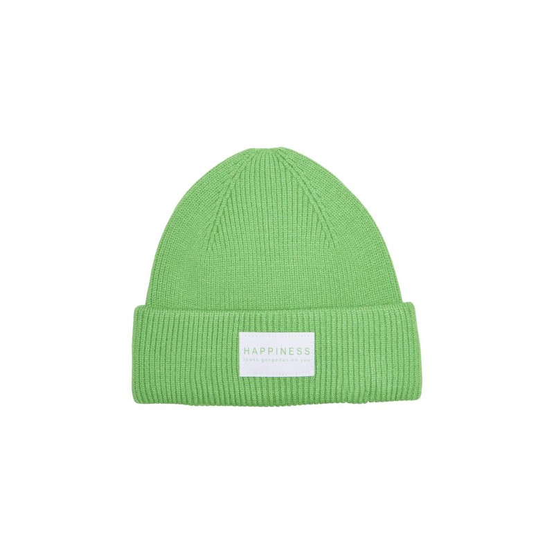 KIDS ONLY Alpha Life Patch Rib Beanie Acc - Island Green