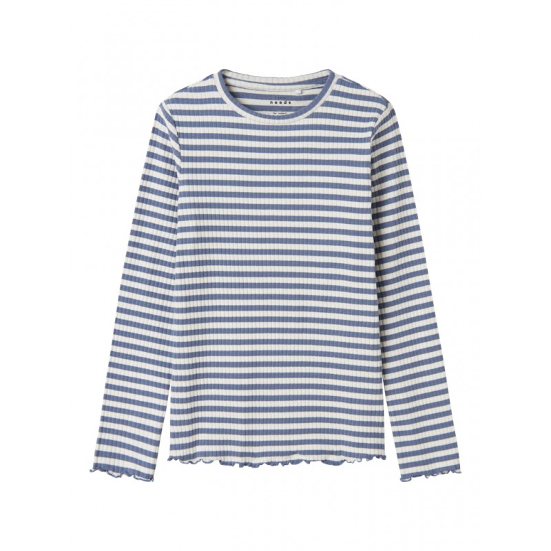 NAME IT Kids Vemmea L/S Slim Bluse - Wild Wind