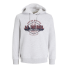 JJ Rebel Casper Hoodie - White Melange