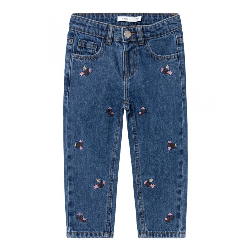 NAME IT Mini Bella Shaped Jeans - Dark Blue Denim