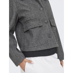 JDY Mellow Jakke - Dark Grey Melange