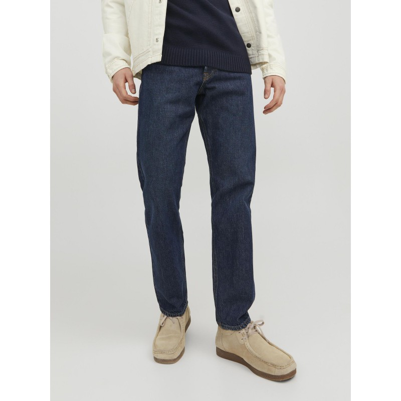 JACK & JONES Chris Relaxed HW Jeans - Blue Denim