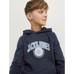 JACK & JONES Junior Varsity Branding Hoodie - Sky Captain