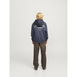 JACK & JONES Junior Frederiksberg Hoodie - Nightshadow Blue