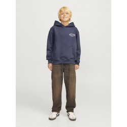 JACK & JONES Junior Frederiksberg Hoodie - Nightshadow Blue