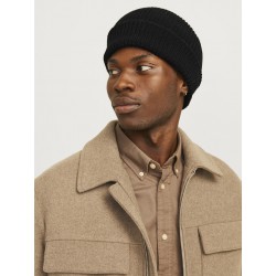 JACK & JONES Tech Kort Beanie / Hue - Sort