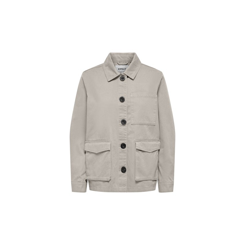 ONLY Vinni Twill Jacket - Pumice Stone