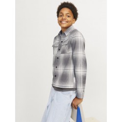 JACK & JONES Junior Charlie Ternet Overskjorte - Asphalt
