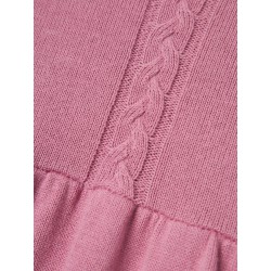 NAME IT Baby Solille L/S Strik Kjole - Mauve Orchid