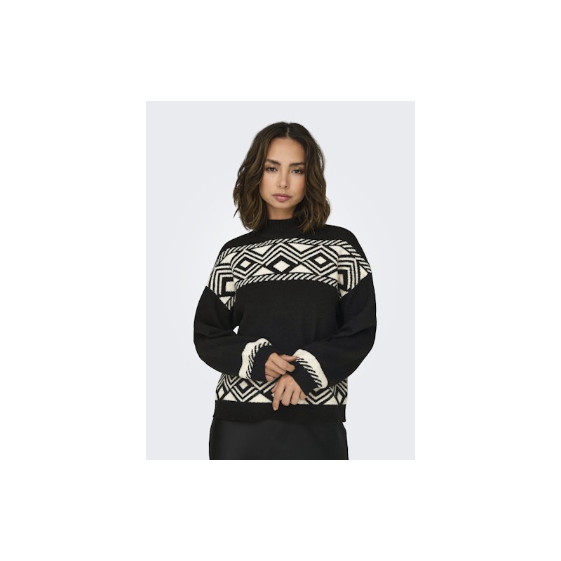 ONLY Victoria Langærmet Pullover Knit - Sort