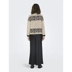 ONLY Victoria Langærmet Pullover Knit - Pumice Stone