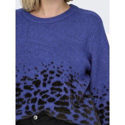 ONLY CARMAKOMA Anni Langærmet Strik - Sodalite Blue