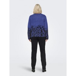 ONLY CARMAKOMA Anni Langærmet Strik - Sodalite Blue