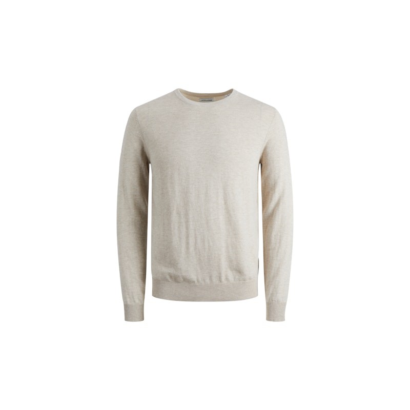 JACK & JONES Emil Let Strik - Oatmeal