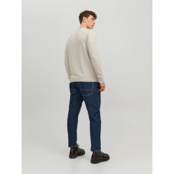 JACK & JONES Emil crew neck pullover - Oatmeal