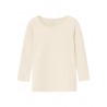 NAME IT Mini L/S Rib Bluse - Summer Sand