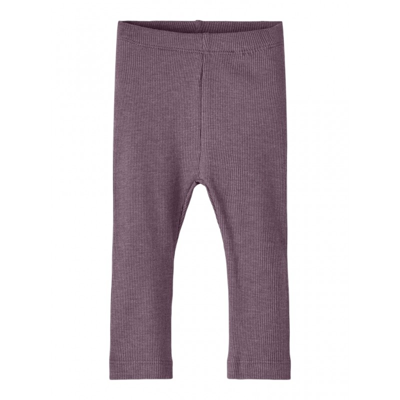 NAME IT Mini Rib Leggings - Arctic Dusk