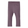 NAME IT Mini Rib Leggings - Arctic Dusk